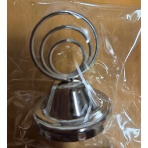 Place Card - Sign Holders Silver Spiral Weighted Base Wedding Events 96 Pcs NIB
